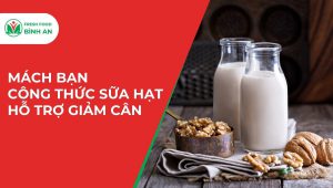 Mách Bạn Công Thức Sữa Hạt Hỗ Trợ Giảm Cân Chuẩn