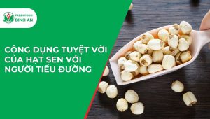 Công Dụng Tuyệt Vời Của Hạt Sen Với Người Tiểu Đường